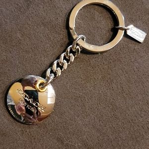 Coach key ring/bag charm